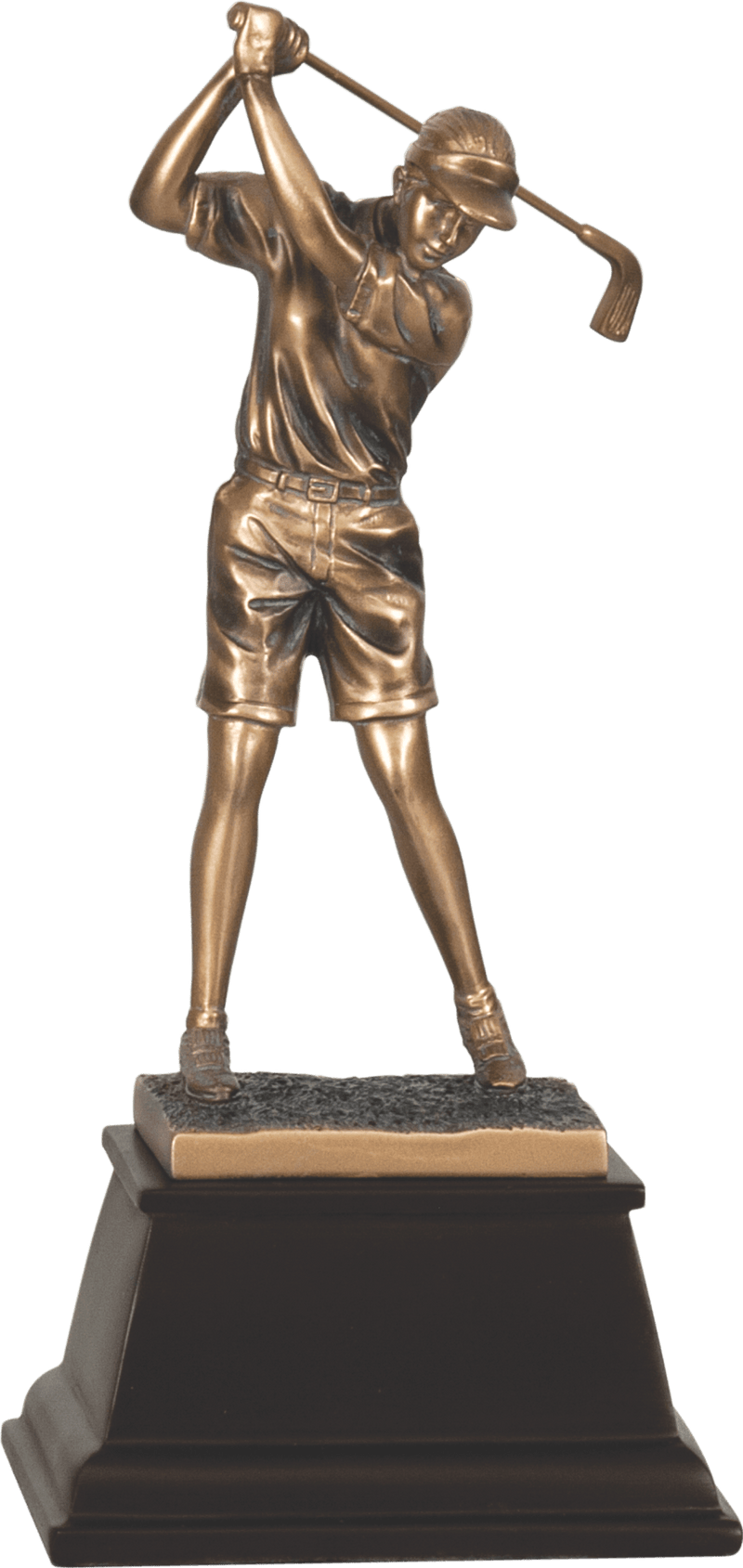 Bronze Female Golf Award Resin - Series 34 - AndersonTrophy.com