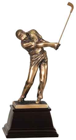 Bronze Male Golf Award Resin - Series 23 - AndersonTrophy.com