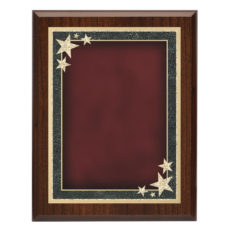 Burgundy Starburst Decorative Plaque - AndersonTrophy.com