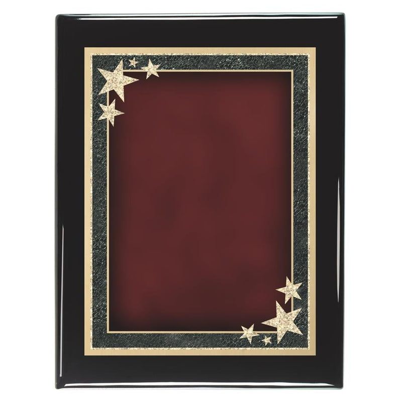 Burgundy Starburst Decorative Plaque - AndersonTrophy.com