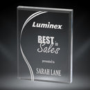 Canvas Free Standing Rectangle Acrylic Award - AndersonTrophy.com