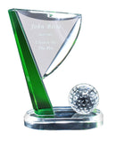 Center of the Green Crystal Golf Award - AndersonTrophy.com