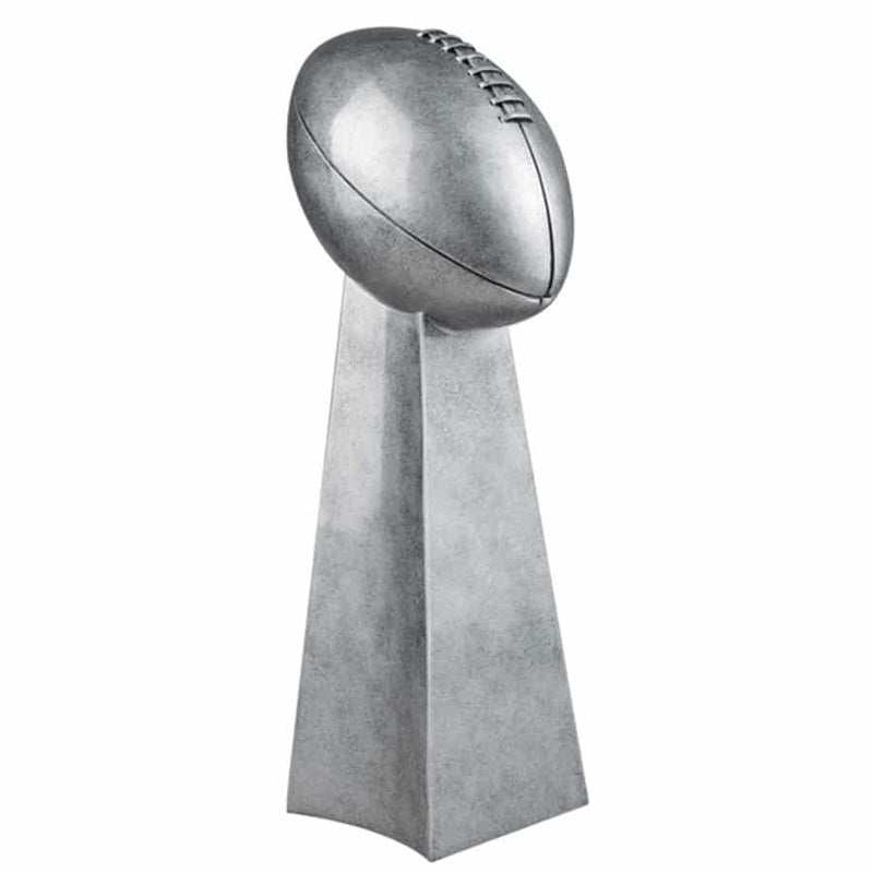 Championship Pedestal Football Resin - AndersonTrophy.com
