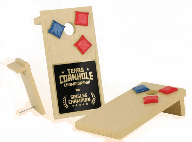 Championship Series Cornhole Resin Award - AndersonTrophy.com