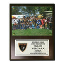 Cherry Woodgrain Team Sponsor Photo Plaque - AndersonTrophy.com