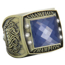 Color Stone Champion Rings - Antique Gold - AndersonTrophy.com