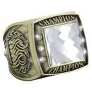 Color Stone Champion Rings - Antique Gold - AndersonTrophy.com
