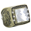 Color Stone Fantasy Rings - Antique Gold - AndersonTrophy.com