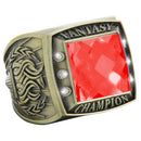 Color Stone Fantasy Rings - Antique Gold - AndersonTrophy.com