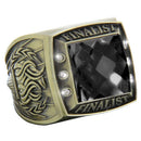 Color Stone Finalist Rings - Antique Gold - AndersonTrophy.com