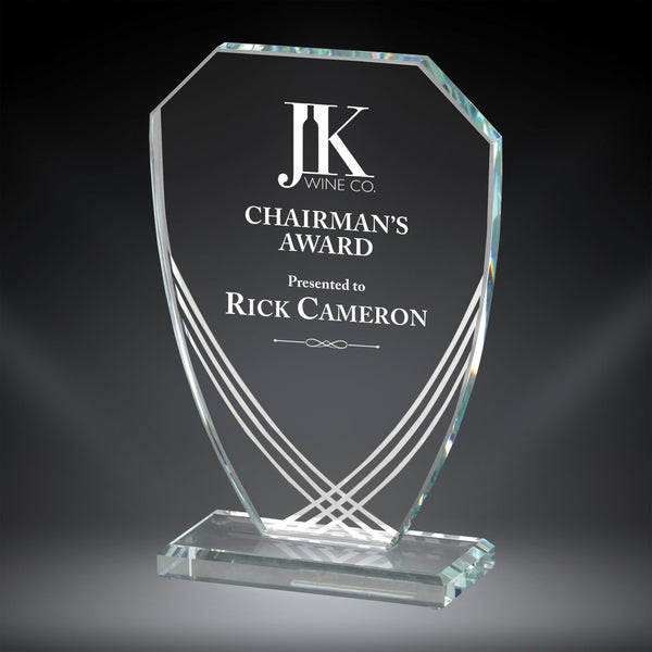 Contour Imperial Glass Award - AndersonTrophy.com