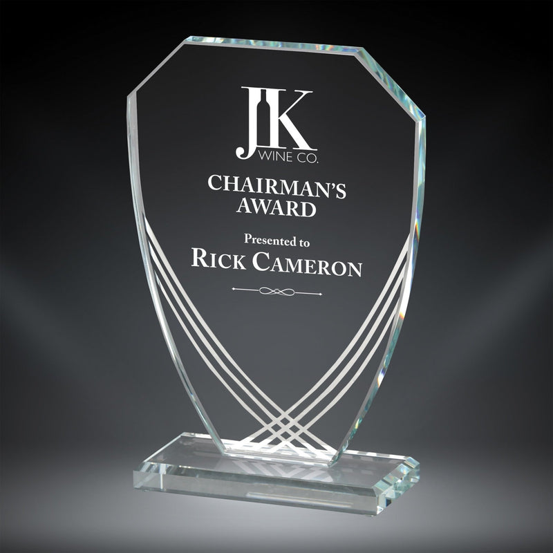 Contour Imperial Glass Award - AndersonTrophy.com
