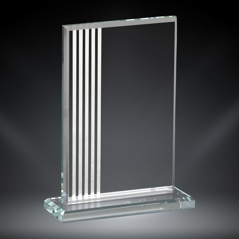 Contour Rectangle Glass Award - AndersonTrophy.com
