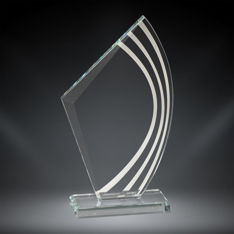 Contour Sail Glass Award - AndersonTrophy.com