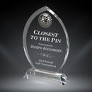 Crystal Oval Golf Award - AndersonTrophy.com