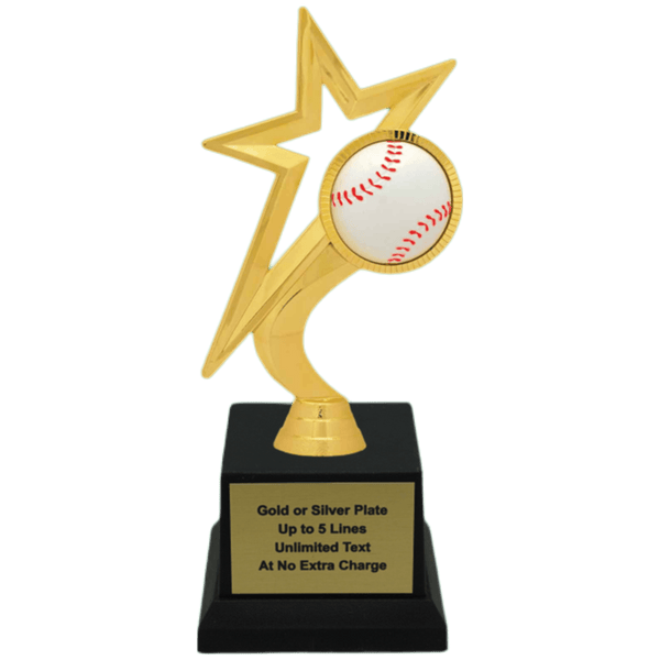 Custom Baseball Trophy - Type A1 Series 1FIG5001 - AndersonTrophy.com