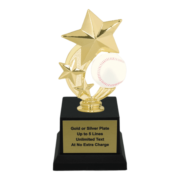 Custom Baseball Trophy - Type A1 Series 1RP89495 - AndersonTrophy.com
