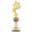 Custom Baseball Trophy - Type B Series 1FIG5001/36013 - AndersonTrophy.com