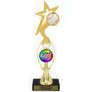 Custom Baseball Trophy - Type B Series 1FIG5001/36013 - AndersonTrophy.com