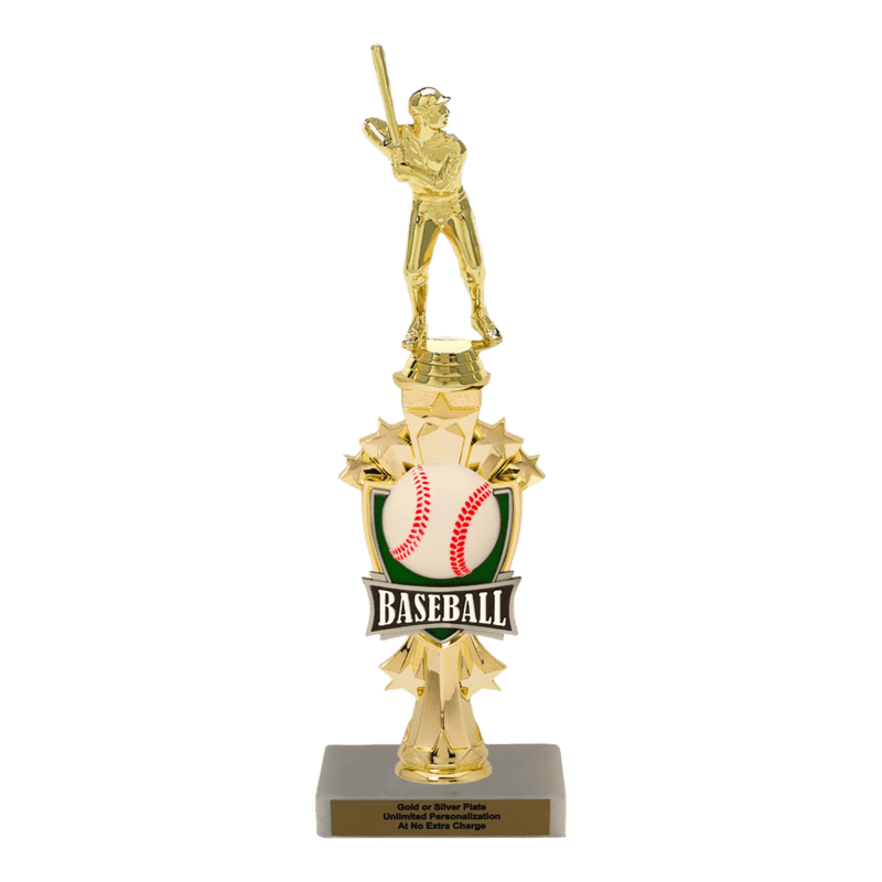 Custom Baseball Trophy - Type B Series 3503/2MR731 - AndersonTrophy.com