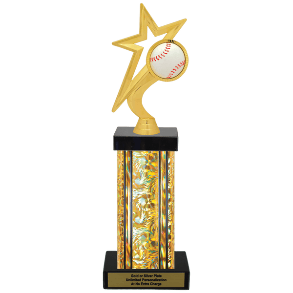 Custom Baseball Trophy - Type F Series 1FIG5001 - AndersonTrophy.com