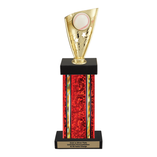 Custom Baseball Trophy - Type F Series 1RP91375 - AndersonTrophy.com