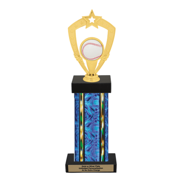 Custom Baseball Trophy - Type F Series 1RP92786 - AndersonTrophy.com