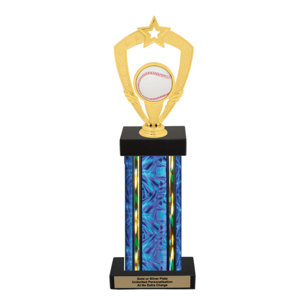 Custom Baseball Trophy - Type F Series 1RP92786 - AndersonTrophy.com