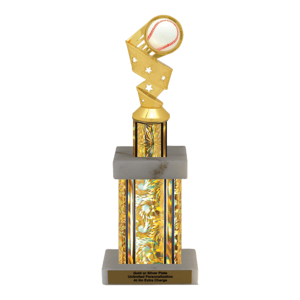 Custom Baseball Trophy - Type G Series 1RP91636 - AndersonTrophy.com