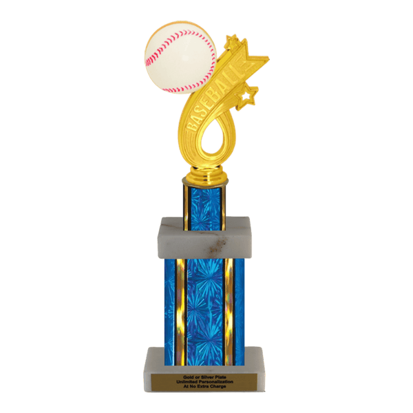 Custom Baseball Trophy - Type G Series 1RP92136 - AndersonTrophy.com
