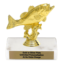 Custom Bass Fishing Trophy - Type A Series 3456 - AndersonTrophy.com