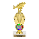 Custom Bass Fishing Trophy - Type B Series 3456/342655 - AndersonTrophy.com