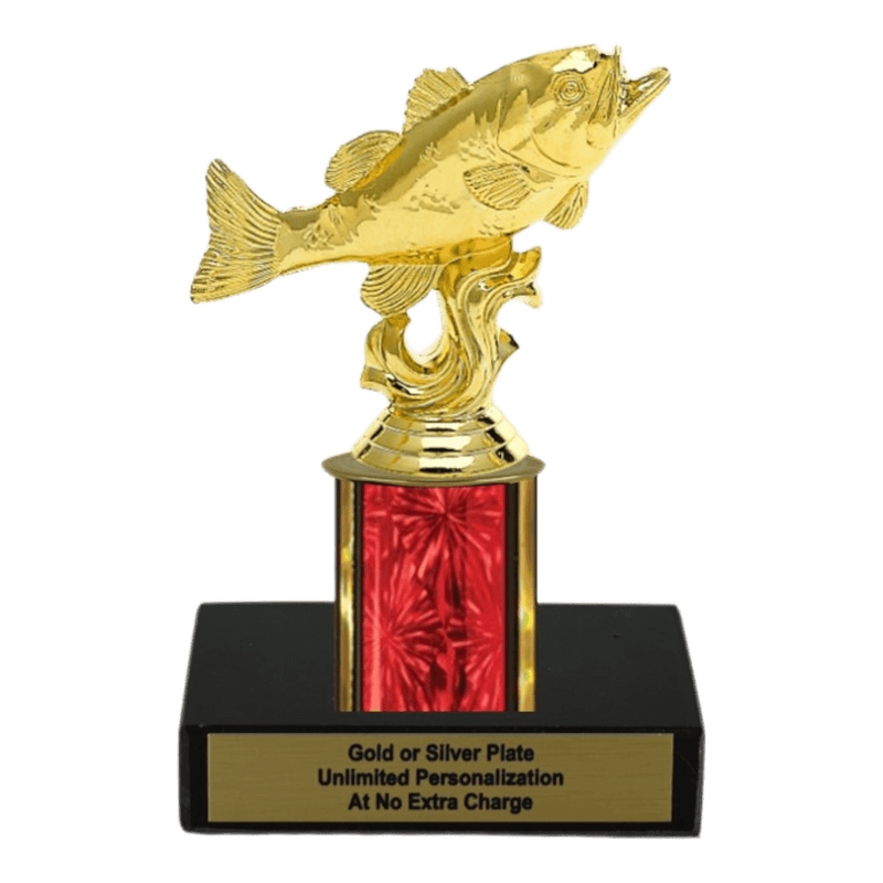 Custom Bass Fishing Trophy - Type C Series 3456 - AndersonTrophy.com