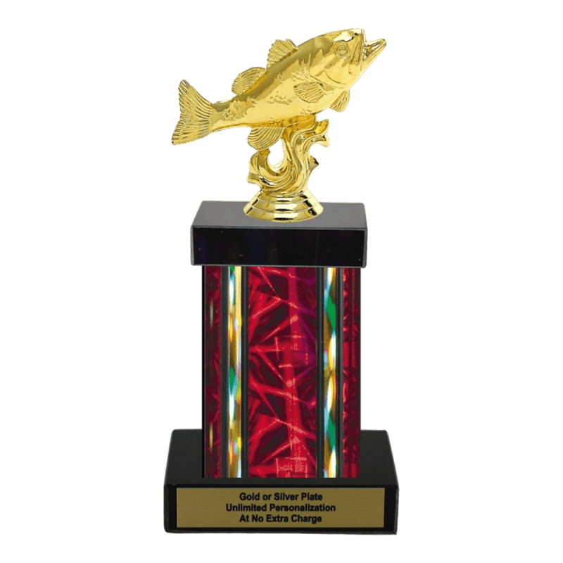 Custom Bass Fishing Trophy - Type F Series 3456 - AndersonTrophy.com