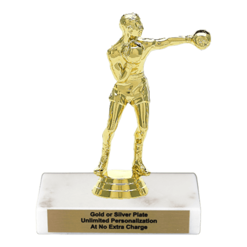Custom Boxing Trophy - Type A Series 3509 - AndersonTrophy.com