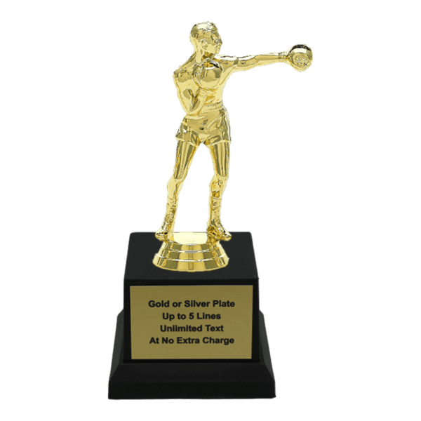 Custom Boxing Trophy - Type A1 Series 3509 - AndersonTrophy.com