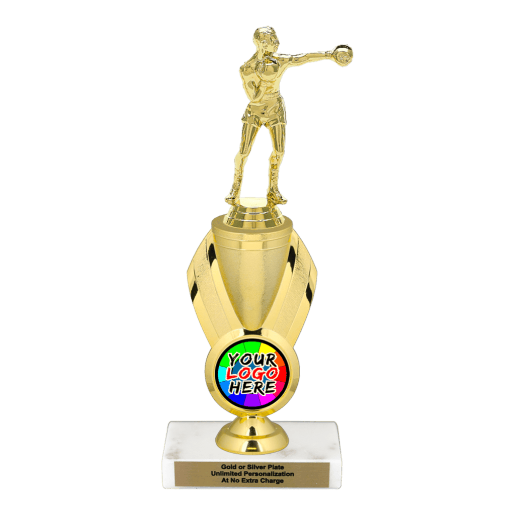 Boxing Abstract Trophy Custom Boxing Trophy - Type B Series 3509 - custom boxing trophy ...