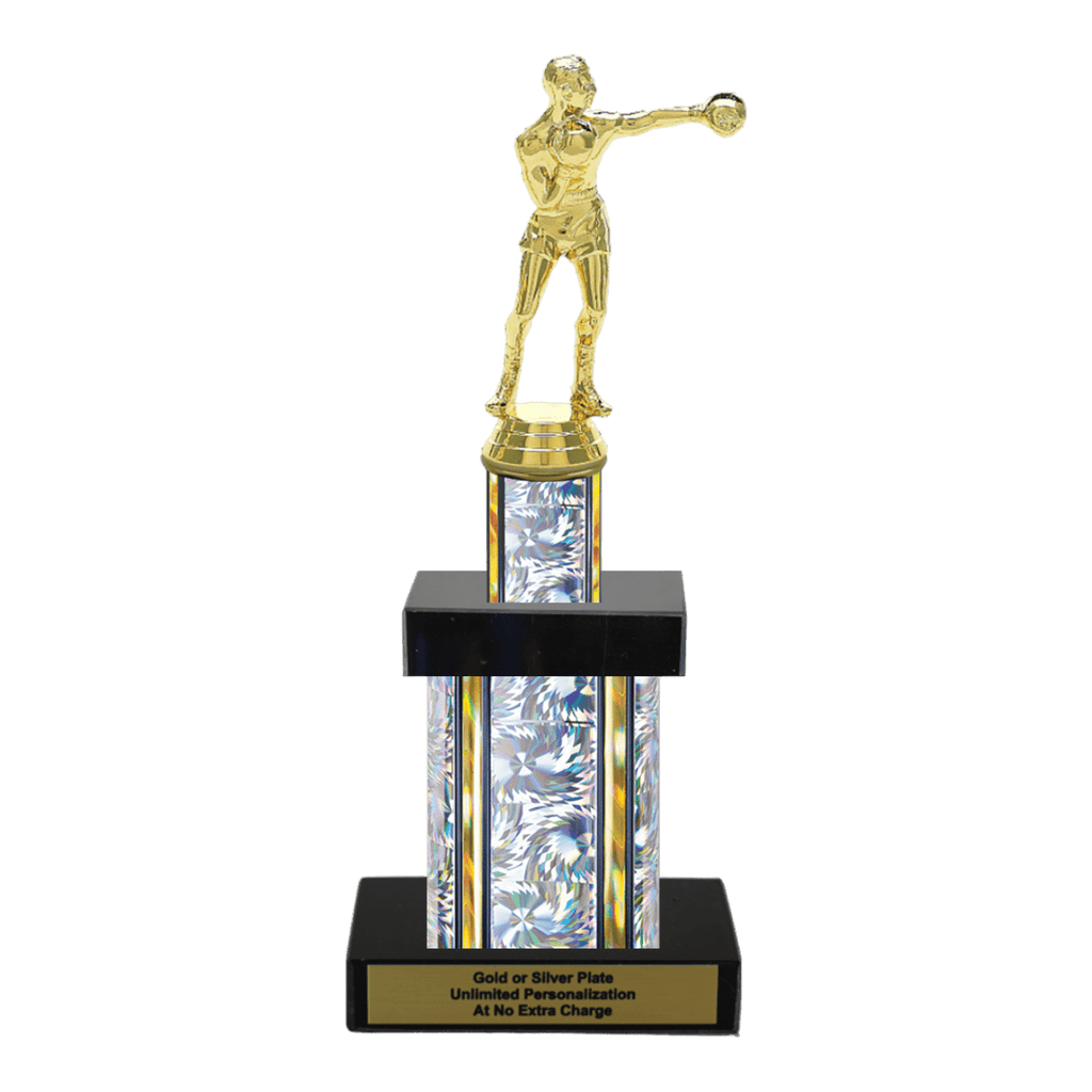Boxing Abstract Trophy Custom Boxing Trophy - Type G Series 3509 - Custom Trophy Features ...