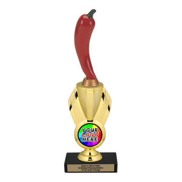 Custom Chili Pepper Trophy - Type B Series 351157GS/342655 - AndersonTrophy.com