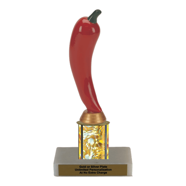 Custom Chili Pepper Trophy - Type C Series 351157GS - AndersonTrophy.com
