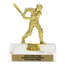 Custom Cricket Trophy - Type A Series 34003 - AndersonTrophy.com