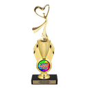 Custom Dance Trophy - Type B Series 3662G/342655 - AndersonTrophy.com