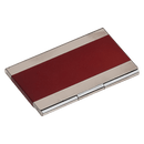 Custom Engraved Silver Metallic Business Card Holder - AndersonTrophy.com