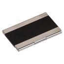 Custom Engraved Silver Metallic Business Card Holder - AndersonTrophy.com