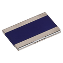 Custom Engraved Silver Metallic Business Card Holder - AndersonTrophy.com