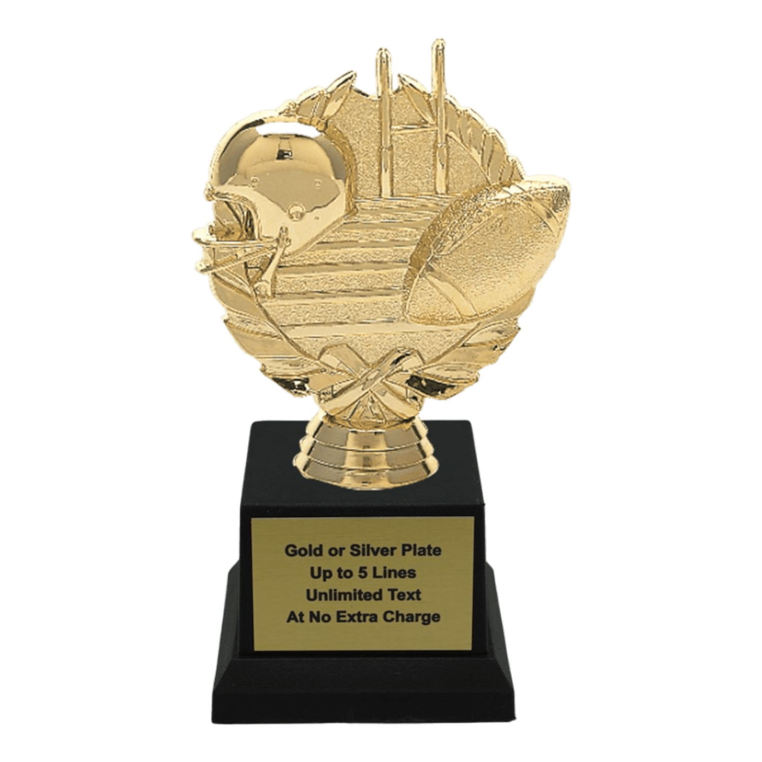 Throphy Type Message In Custom Football Trophy - Type A1 Series 33028 - Custom Football Trophy ...