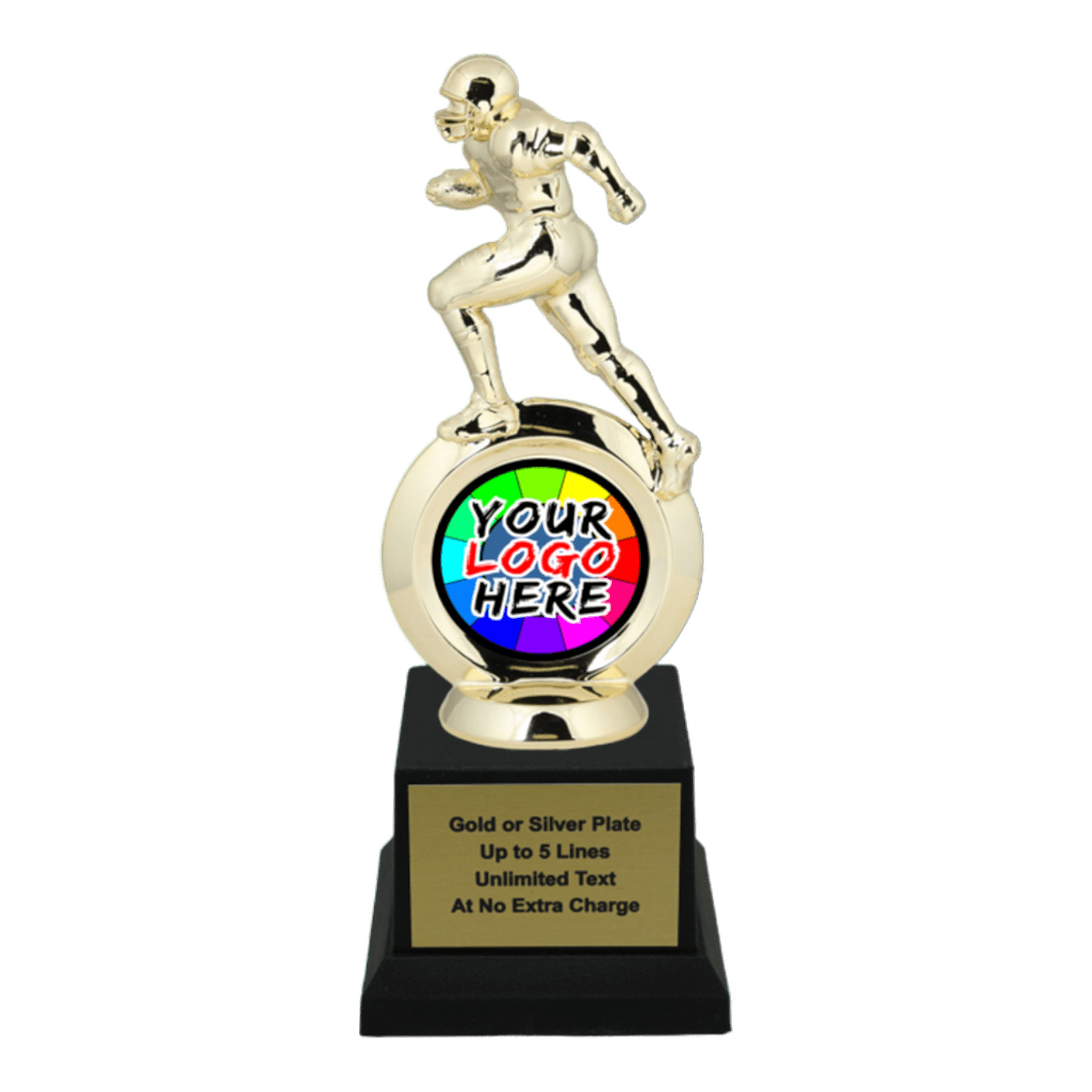 Customizable Insert Football Trophy Type A1 Series 35700 Customizable insert football trophy type a1 series 35700
