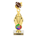 Custom Football Trophy - Type B Series 1FIG6113/342655 - AndersonTrophy.com