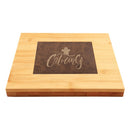 Custom Full Color Imprinted Bamboo Trivet - 7.25" x 7.25" - AndersonTrophy.com