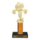 Custom Halloween Pumpkin Trophy - Type C Series 36509 - AndersonTrophy.com